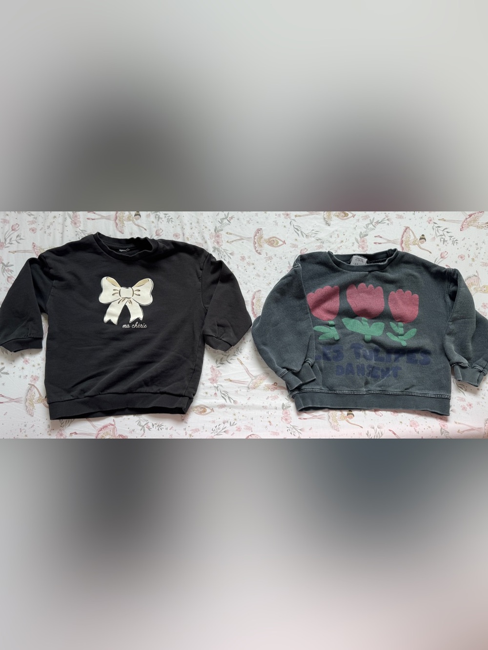 Girls Size 3-4 Sweatshirt Lot 6 Pullovers Zara H&M Cat & Jack Art Class Bundle - Picture 9 of 12